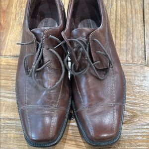 Johnston & Murphy Brown Leather Oxfords Classic Design